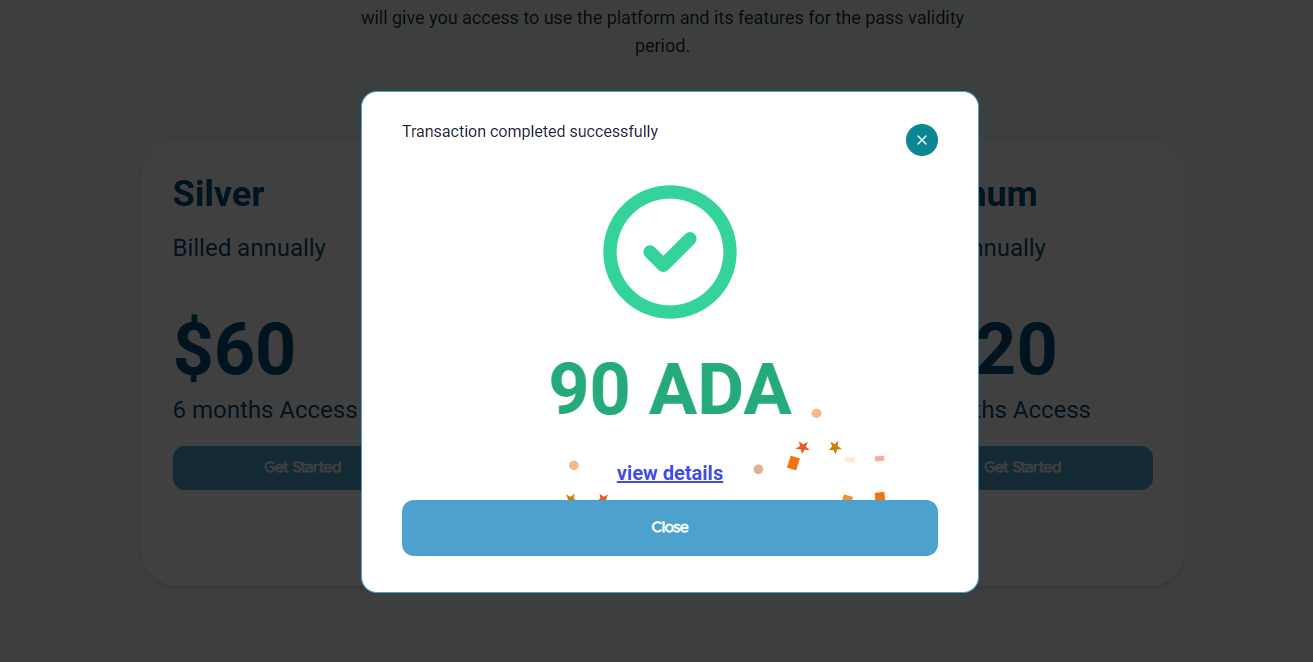 Transaction Successful